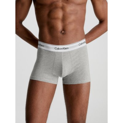 Calvin Klein pánské trenky 3 Pack Trunks Modern Cotton 000NB2380AMP1 černá/bílá/šedá