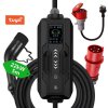 IMMAX NSE003 22kW 3fázová max. 32A výstup IEC 62196 Typ 2 adaptér CEE na Schuko 1 fáze 5m