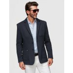 Tmavě modré sportovní sako slim fit střihu V3 M165 – Sleviste.cz