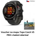 Garmin Fenix 8 PRO 47mm AMOLED Sapphire Black/Pebble Grey 010-03198-01 – Zboží Živě