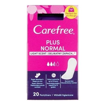 Carefree Plus Normal intimky s jemnou vůní 20 ks