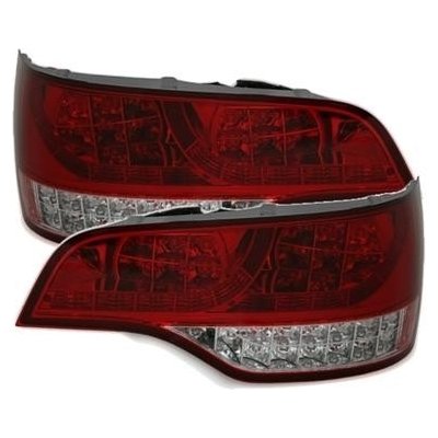 AUDI Q7 - Zadní čirá světla LEDKOVÉ - Červené/Crystalové – Hledejceny.cz