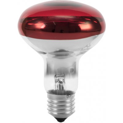 Omnilux R80 230V/60W E-27, červená – Zboží Živě