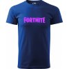 Pánské Tričko Sablio tričko s potiskem Fortnite Pink modré