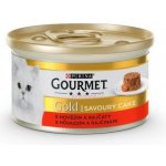 Gourmet Gold savoury cake pro kočky s hovězím a rajčaty 85 g – Zboží Mobilmania