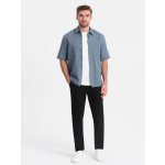 Ombre Clothing Černé pánské slim fit chino kalhoty – Zbozi.Blesk.cz