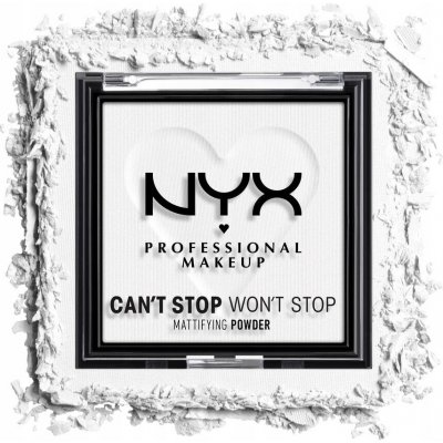 NYX Professional Makeup Can't Stop Won't Stop Mattifying Powder zmatňující pudr 11 Bright Translucent 6 g – Zboží Dáma