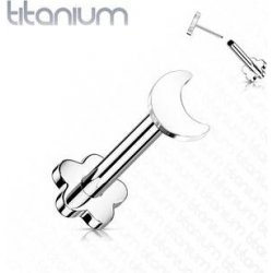 Šperky4U Push In piercing do brady ucha titan TIT1171-1208