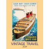 Kalendář Vintage Travel Nástěnný 2024