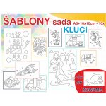 Radost v písku Sada šablon 11x A6 pro kluky – Hledejceny.cz