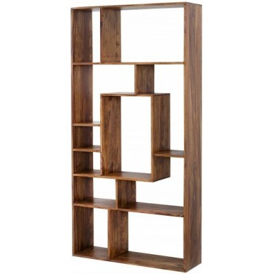 Interior DE Regál-knihovna MAKASSAR 180 CM masiv sheesham RG38118 – Zboží Mobilmania