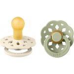 Bibs Boheme přírodní kaučuk 2ks ivory sage – Zboží Dáma