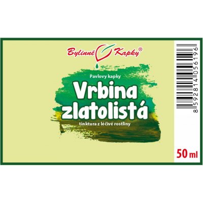 Bylinné kapky Pavlovy Vrbina zlatolistá TCM tinktrura 50 ml – Hledejceny.cz