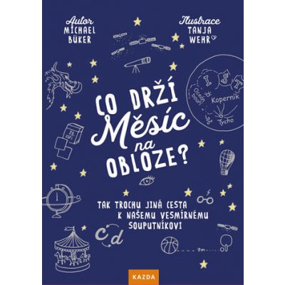 Co drží Měsíc na obloze? - Tak trochu jiná cesta k našemu vesmírnému souputníkov - Büker Michael, Brožovaná