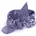 Artofpolo bavlněný šátek Bandana FAsz13014SS21 fialová – Zboží Dáma