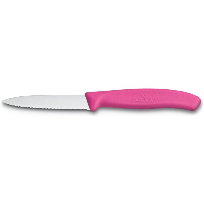Victorinox Nůž s vlnitým ostřím Swiss Classic 6.7636.L115 růžový 8 cm