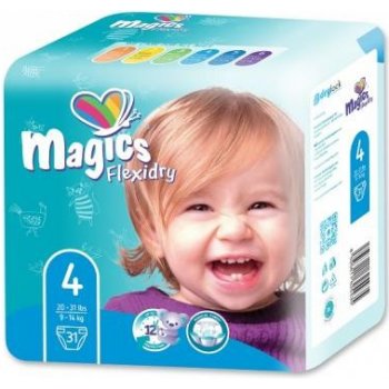 Magics Flexidry 4 maxi 9-14 kg 31 ks