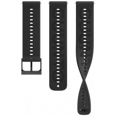 Suunto Řemínek 22mm Athletic 6 All Black S+M SS051068000 – Zboží Živě