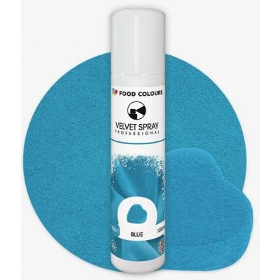 Food Colours sametový sprej Blue 100 ml – Zboží Dáma