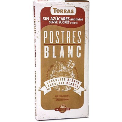 TORRAS Bílá čokoláda na vaření se sladidly 200 g – Hledejceny.cz