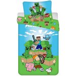 Jerry Fabrics Povlečení Minecraft Outdoor Mobs Bavlna 140x200 70x90 – Zboží Mobilmania