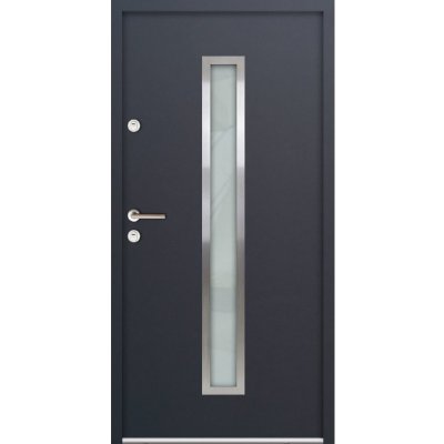 Ocelové vchodové dveře FM Turen ATU600 (100x200 cm) - Včetně kování zdarma – Zboží Mobilmania