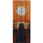 Maximex Oranžový bambusový závěs do dveří 200x90 cm Sunset - Maximex - oranžová – Sleviste.cz