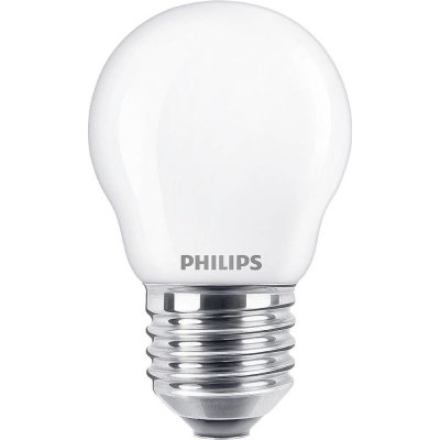 Philips Lighting 76391600 LED EEK2021 F A G E27 kapkový tvar 4.3 W = 40 W teplá bílá