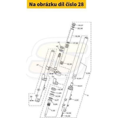 Yamaha Gufero vidlice T-max 08-14 4PU231450100 | Zboží Auto
