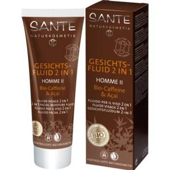 Sante Homme II Fluid na obličej Bio Kofein & Acai 50 ml