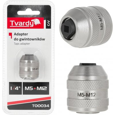 Adaptér pro závitníky 1/4" M5-M12 CrV - GEKO – Hledejceny.cz