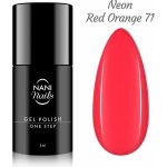 NANI gel lak One Step Neon Red Orange 5 ml – Zbozi.Blesk.cz