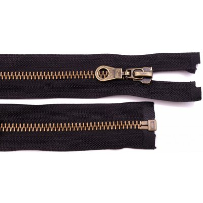 Prima-obchod Staromosazný zip No 6 délka 70 cm bundový PLM, barva Černá – Hledejceny.cz