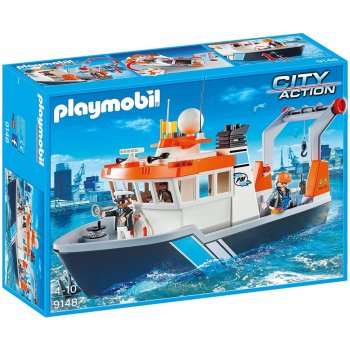 Playmobil 9148 Plovoucí remorkér se dvěma postavami