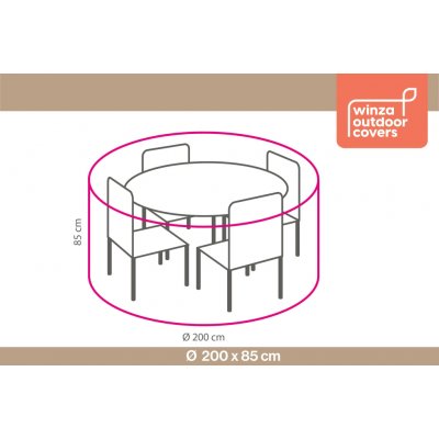 Winza Obal na kulatou jídelní soupravu Ø 200x85cm – Hledejceny.cz