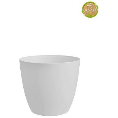 PLASTKON květináč Ella 15 cm bílý – Zboží Dáma
