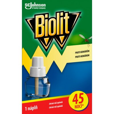 Biolit tekutá náplň do elektrického odpařovače 27 ml 45 nocí bez parfemace – Hledejceny.cz