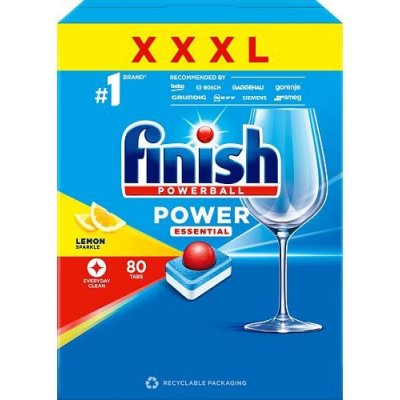 Finish tablety do myčky All in 1 Power Essentials Lemon 100 ks – Zboží Mobilmania