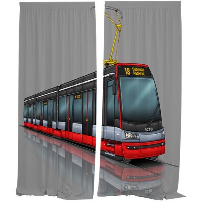 IMPAR Závěsy Škoda 15T (Rozměr : 140x250, Materiál: Interlock) – Hledejceny.cz