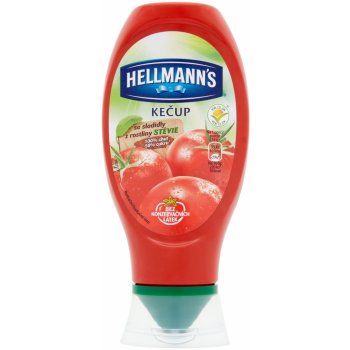 Hellmann's Kečup se sladidly z rostliny Stévie 450 g od 45 Kč - Heureka.cz