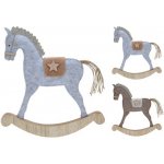 Koopman International b.v. Dekorace houpací koník stojící 30 cm /1ks – Hledejceny.cz