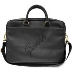 Guess GUCB15PUSASBK PU Saffiano Vintage Script Computer Bag 15/16" Black – Zboží Živě