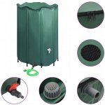 vidaXL Skládací nádrž na dešťovou vodu s kohoutkem 1250 l – Hledejceny.cz