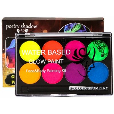 FunCo dětská sada barev na obličej a tělo neonová 8 ks – Zboží Mobilmania