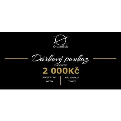 Dárkový poukaz v hodnotě 2 000Kč – Hledejceny.cz