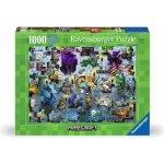 RAVENSBURGER Challenge: Minecraft 1000 dílků – Hledejceny.cz