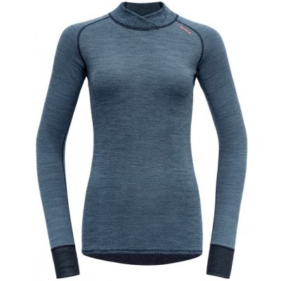 Devold s dlouhým rukávem Kvitegga Merino 230 Cross Neck Ink – Zboží Mobilmania