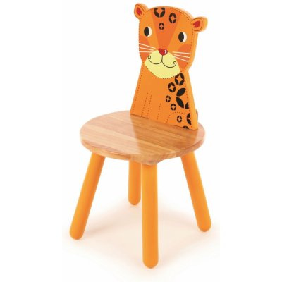Tidlo dřevěná židle Animal tygr – Zboží Mobilmania