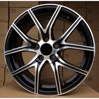 Racing Line XF165 6,5x16 5x98 ET38 black polished – Hledejceny.cz