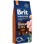 Brit Premium By Nature Sport Chicken 15 kg – Zboží Mobilmania
